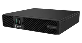 Conceptronic UPS 1000VA/1000W Rack/Tower čierna / UPS / Online (Double-Conversion) / 8x IEC C13 / LCD displej (ZEUS51E1K)