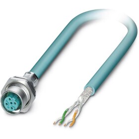 Bus system flat-type plug SACCBP-M12FSD-4CON-M16/1,0-931 1534591 Phoenix Contact; 1534591