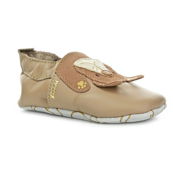 Bobux Peeking Puppy Warm taupe barefoot capáčky 19 EUR