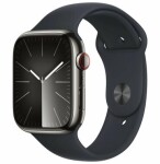 Apple Watch 9 GPS + Cellular 45mm Midnight Alu Sport S/M Modrý (MRMV3QP/A)