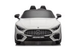 Mamido Mamido Elektrické autíčko Mercedes AMG SL63 4x200W 24V biele EVA, ECO koža