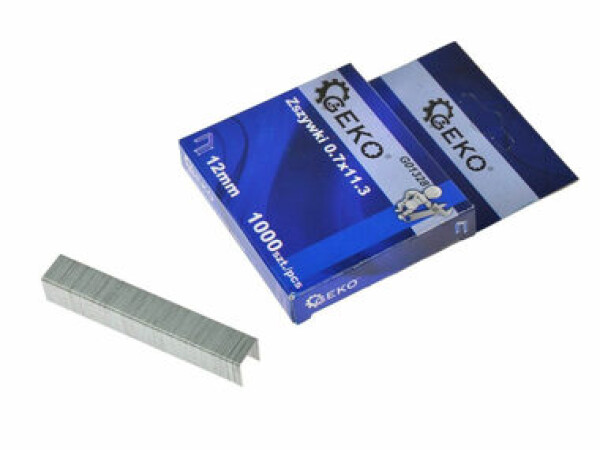 GEKO Sponky do zošívačky 0.7x11.3 12mm 1000 ks (G01328)