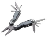 TROIKA TOL42/GY / Multitool / kľúčenka / 10 nástrojov / hliník, nerez oceľ (TOL42/GY)
