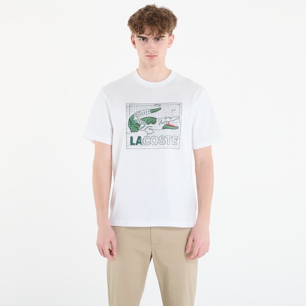 Tričko LACOSTE Tee-Shirt White 5