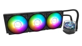 InWin NR36 ARGB AiO čierna / 3x 120mm / 1800 RPM / 82.96 CFM / 25 dB / 3-Pin + 4-Pin / AMD + Intel (IW-LC-NR36)