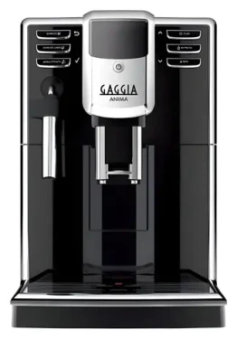 Gaggia Anima R18760/01 čierna / Automatický kávovar / LCD displej / 1850 W / Nerezová oceľ a ABS (R18760/01)