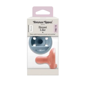 Tommee Tippee Silikónový Cumlík Breast-like 6-18m, 2 ks (433628)
