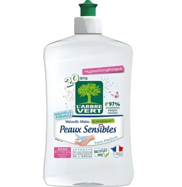 Larbre Vert Sensitive 500 ml / Prostriedok na umývanie riadu (218439)