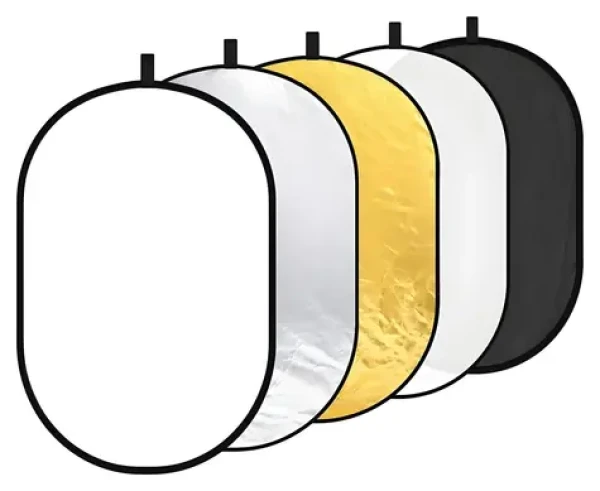 Neewer Reflektor 5v1 80×120 cm / Fotografický reflektor / skladacia / 5 povrchov / prepravná taška (RF0812)