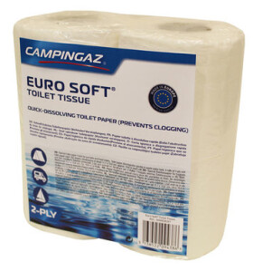 CAMPINGAZ EURO SOFT 4 role / Špeciálny toaletný papier pre chemické toalety / dopredaj (2000030207)