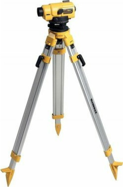 DeWalt DW096PK / Nivelačný prístroj so stojanom / Dosah 100m / Zväčšenie: 26x / Presnosť: 2 mm / príslušenstvo (DW096PK)