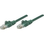 Intellinet 735582 RJ45 sieťové káble, prepojovacie káble CAT 6 S/FTP 5.00 m zelená pozlátené kontakty 1 ks; 735582