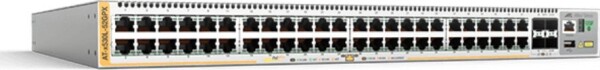 Allied Telesis Allied Telesis AT x530L-52GPX - Switch - L3 - managed - 48 x 10/100/1000 (PoE+) + 4 x 1 Gigabit/10 Gigabit SFP+ (Uplink) - an Rack montierbar - PoE+ (740 W)