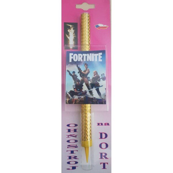 Fontána na tortu Fortnite 1ks PREZENT PREZENT