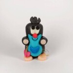Figúrka na tortu „Krtko“ 3D, 60 g, kokosová hmota, 3 × 6 cm - Fagos - Fagos