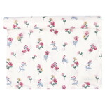 GREEN GATE Bavlnený behúň Portia White 140 x 45 cm