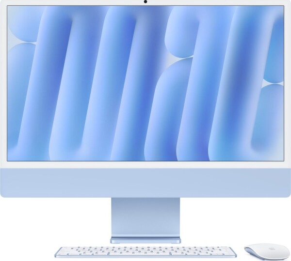 Apple 24inch iMac with Retina 4.5K display Apple M4 chip with 10core CPU and 10core GPU 16GB 256GB SSD Blue
