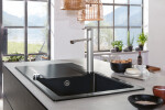VILLEROY & BOCH VILLEROY & BOCH - Keramický drez Villeroy &amp; Boch Siluet 50, 333501R7, Pure Black 333501R7