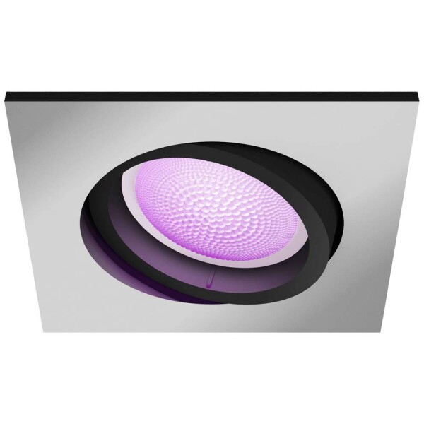 Philips Hue WACA Centura podhľadové LED svietidlo hranaté GU10 5.7W hliník / 350lm / 2000-6500K / RGB / IP20 (SKL000388949)