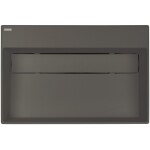 DEANTE - Correo antracit Granitové umývadlo na dosku, s krycou doskou CQR_TU6M