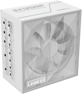 Lian Li SX Series 80 PLUS Prokovinum Zasilacz, w pełni modularny, PCIe 5.1, ATX 3.1 - 850 Watt, Biely