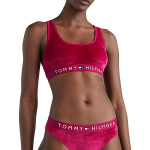 Dámska športová podprsenka Velour UW0UW03979-VWU - Tommy Hilfiger S
