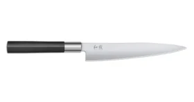 KAI Nôž filetovací Wasabi Black / 18 cm / pružná čepeľ / nerezová oceľ 6A/1K6 / 58 HRC (6761F)