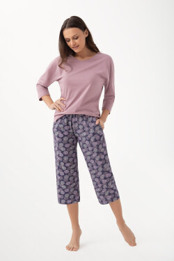 Dámske pyžamo Luna 344 3/4 M-2XL Z25/26 kakao M