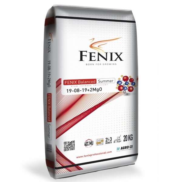 AGRO FENIX Balanced Summer trávnikové hnojivo 20 kg