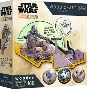 Trefl Wood Craft Origin - Puzzle - The Mandalorian: Stretnutie