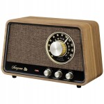 Sangean Sangean WR-101 table radio, Bluetooth, vintage walnut wood