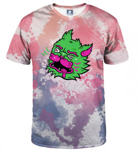 Aloha From Deer Tie Dye TSH Pink