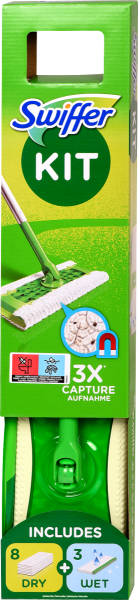 SWIFFER DRY+WET 8KS DRY + 3 KS WET