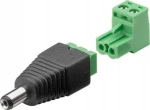 Goobay DC konektor so svorkovnicou / Konektor / Zástrčka DC 5,50 x 2,10 mm / 2pinový (RB76744)