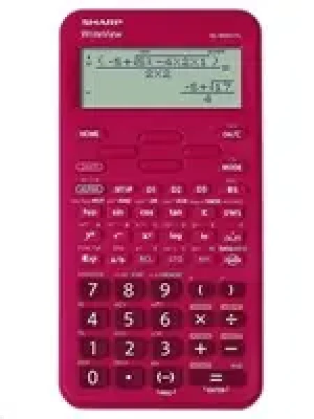 Sharp ELW531TLBRD červená / Kalkulačka vedecká / balenie blister / batériové napájanie (SH-ELW531TLBRD)