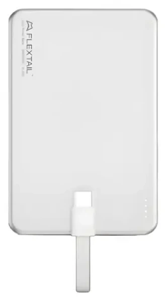 Flextail Zero Power Metal 5000 mAh strieborná / Powerbanka / Magnetické uchytenie / 5000 mAh / 7 mm (Zero Power M 5000-S)
