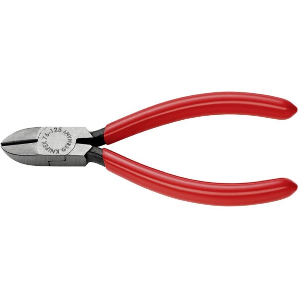 Knipex KNIPEX 76 01 125 pre elektroniku a jemnú mechaniku bočné štiepacie kliešte s fazetou 125 mm; 76 01 125