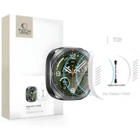Tech-Protect Easy Set+ pre Samsung Galaxy Watch Ultra 47 mm / Ochranné sklo na displej / Temperované sklo / 2 ks