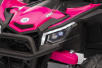 Mamido Mamido Elektrické autíčko Buggy Madman ružové | UTV-MX 4x4 | EVA kolesá | 12V 10Ah | EKO koža
