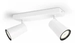 Philips Paisley biela / Bodové svietidlo / 2x GU10 / 5,5 W / bez zdroja / IP20 (SKL000295583)