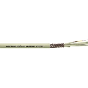LAPP 32302/500 dátový kábel UNITRONIC® LiYCY-CY 2 x 0.25 mm² sivá 500 m; 32302/500