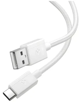 Spigen EB6015AC Essential USB-A na USB-C 60W kábel 1.5m biela / USB 2.0 (ACA10413)