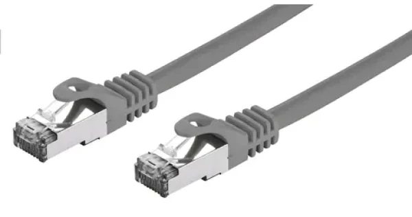 C-tech patchcord Cat7 S/FTP 1 m šedá (8954125015345)