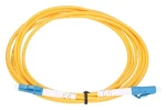 Extralink LC/UPC-LC/UPC žltý / Patchcord / Jednomódový / Simplex / G652D / 0,5 m (EX.14992)