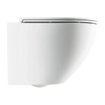 OMNIRES - OTTAWA COMFORT závesné WC so sedadlom, 54 x 37 cm, biela mat OTTAWACMWBM