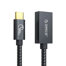 Orico CAF31 čierna / Kábel USB-C / USB-C - USB-A OTG / 1 m / 10 Gbps