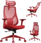 SENSE7 MOYO červená / Kancelárske ergonomické kreslo / nosnosť 150 kg (5902659848604)