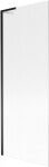 MEXEN/S - Next L vaňová zástena FIX 70 x 150, prúžky, čierna 895-070-000-03-09-70