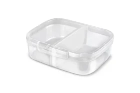Curver Snap Box Plastová dóza na potraviny s prepážkou 3.3 l číra (252944)