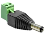 DeLock adaptér DC 2.1 x 5.5 mm samec na svorkovnici / 2 piny (65422)